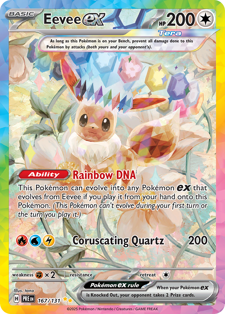 Eevee ex - 167/131 - Prismatic Evolutions