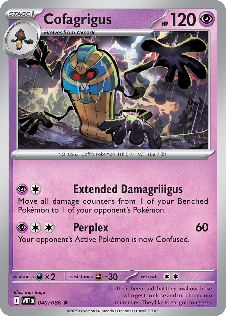 Cofagrigus - 40/86 - White Flare