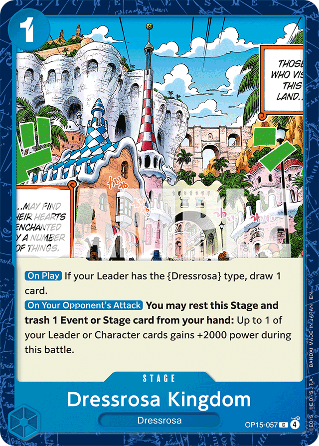 Dressrosa Kingdom - OP15-057 - Common - Adventure on Kami's Island