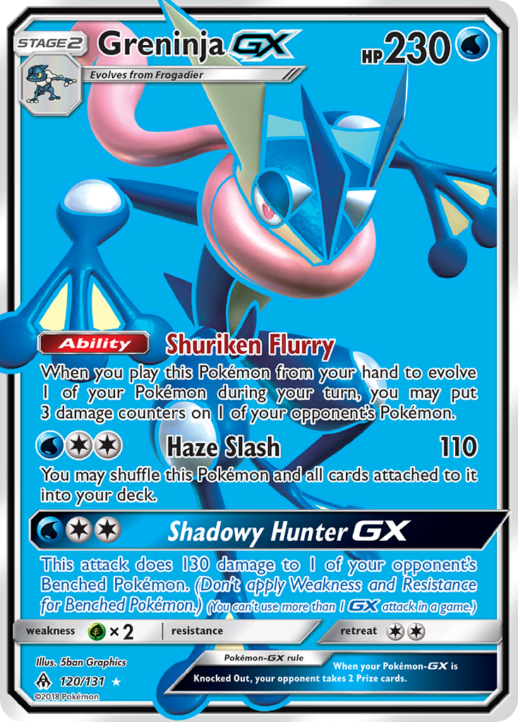 Greninja-GX - 120/131 - Forbidden Light