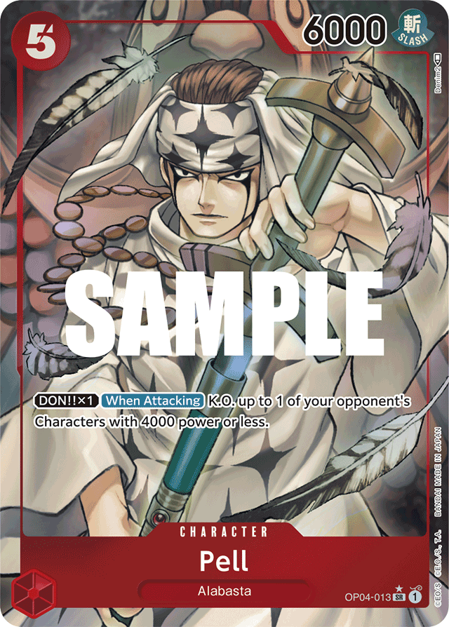 Pell - OP04-013 - Super Rare (Alternate Art) - Kingdoms of Intrigue