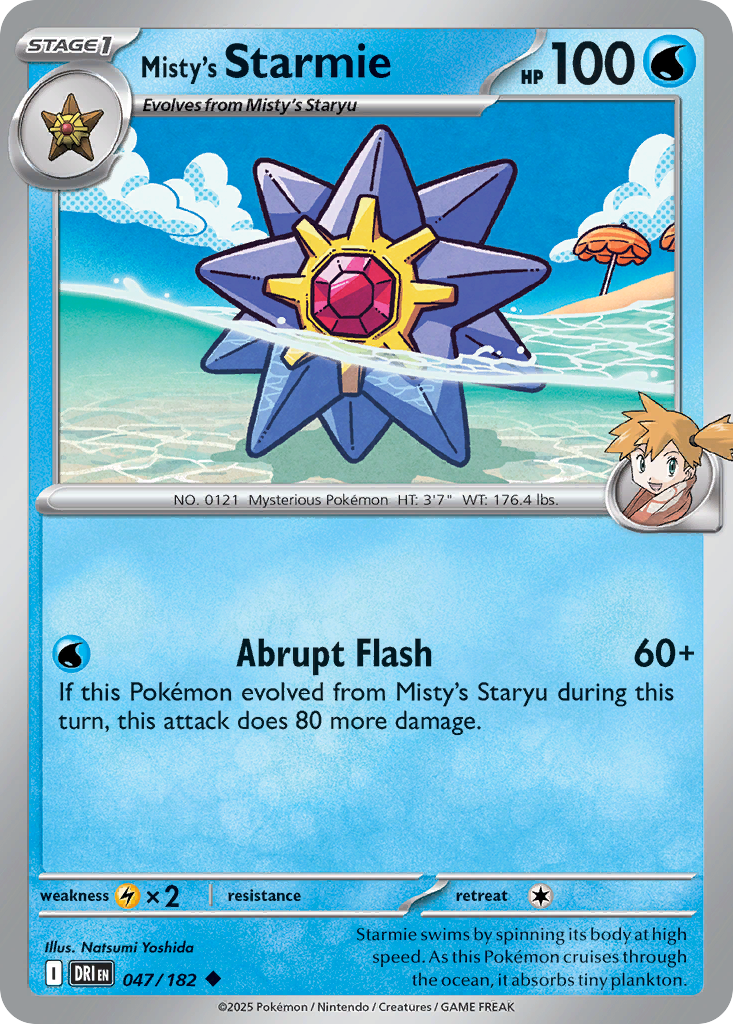 Misty's Starmie - 047/182 - Destined Rivals