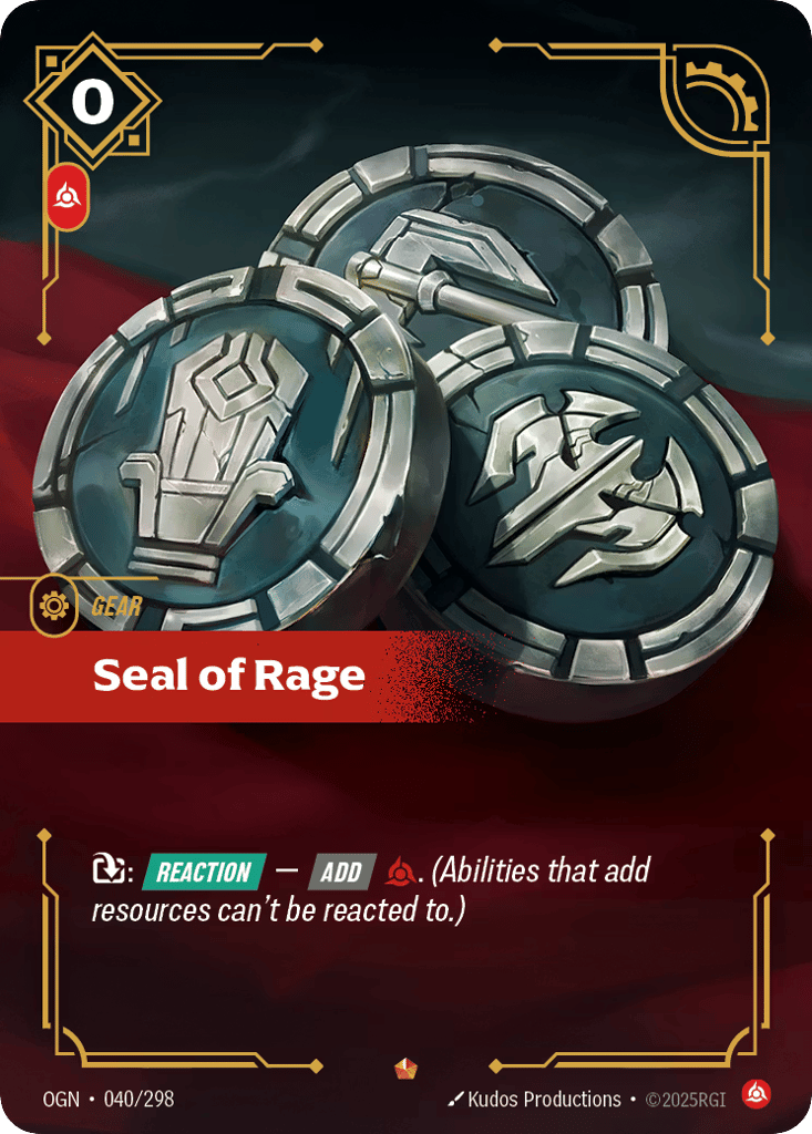 Seal Of Rage - 040/298 - Epic - Origins