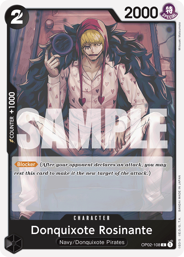 Donquixote Rosinante - OP02-108 - Common (Reprint) - Paramount War