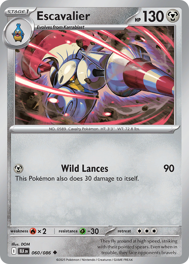 Escavalier - 60/86 - Black Bolt