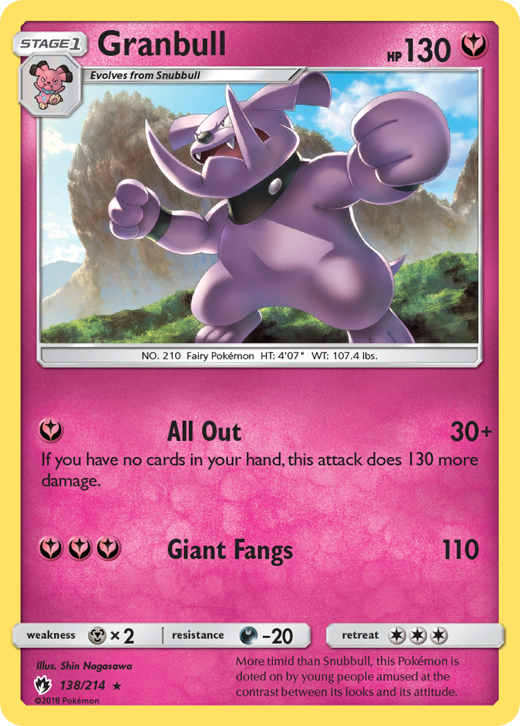 Granbull - 138/214 - Lost Thunder