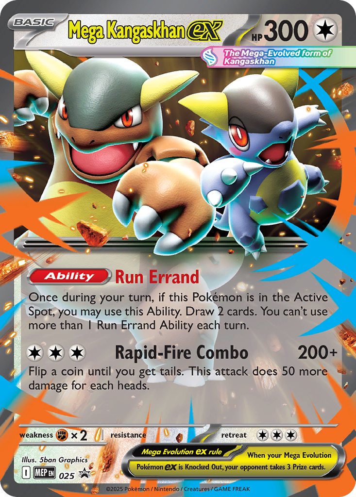 Mega Kangaskhan ex - 025 - Mega Evolution Black Star Promos