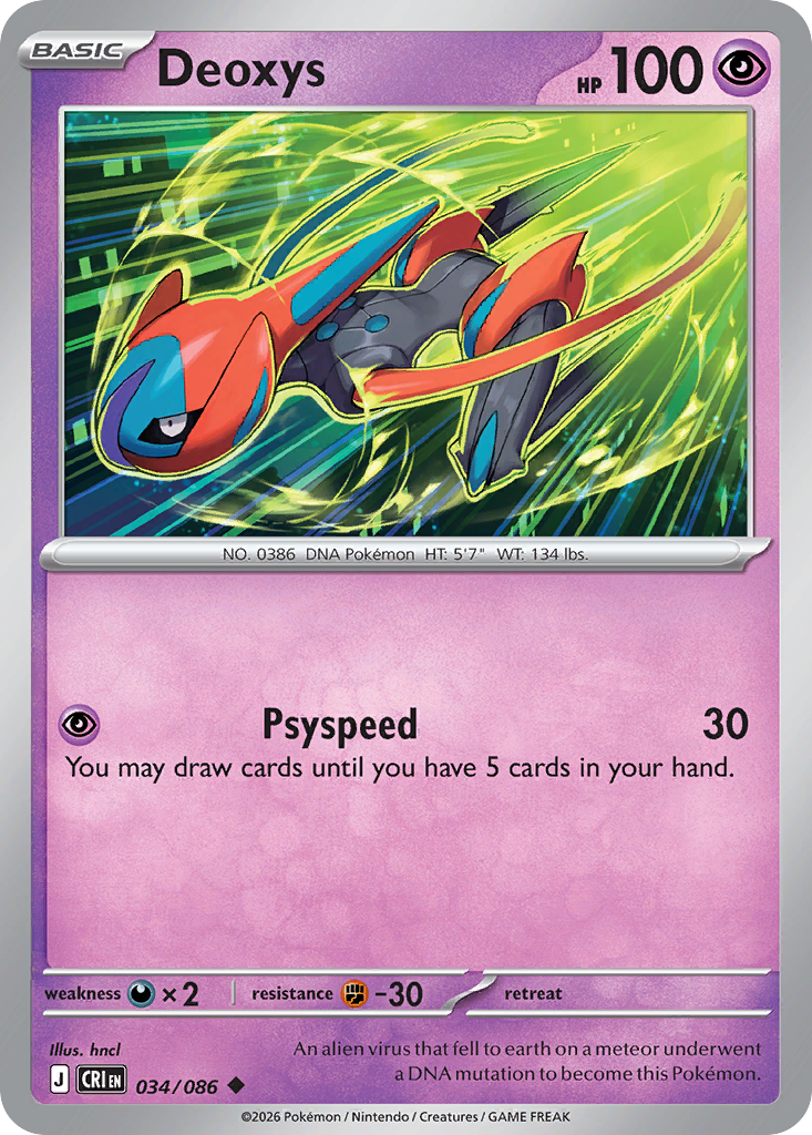 Deoxys - 34/86 - Chaos Rising