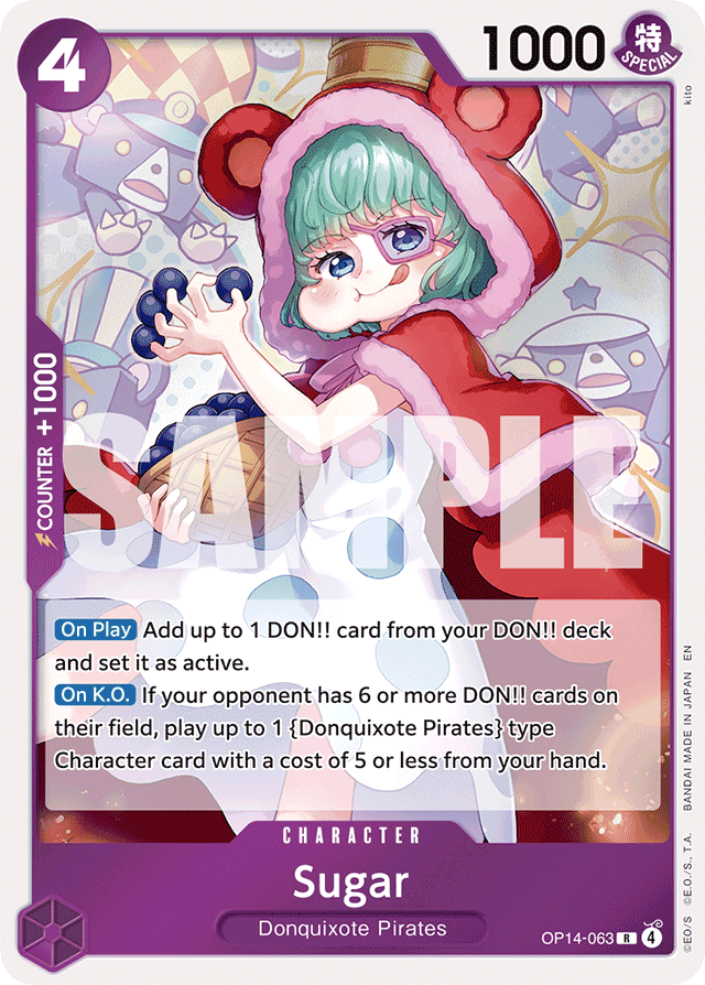 Sugar - OP14-063 - Rare - The Azure Sea's Seven