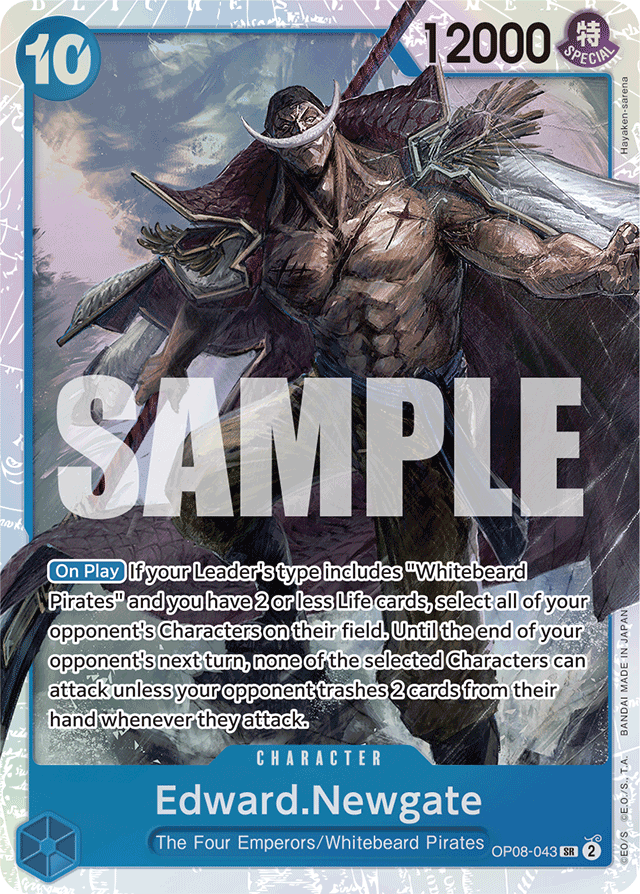 Edward.Newgate - OP08-043 - Super Rare - Two Legends