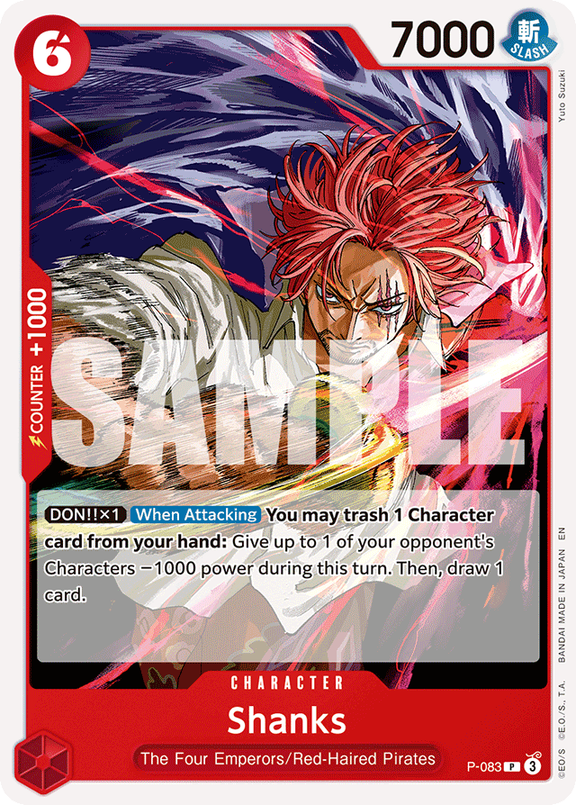 Shanks - P-083 - Promo (Reprint) - Promos