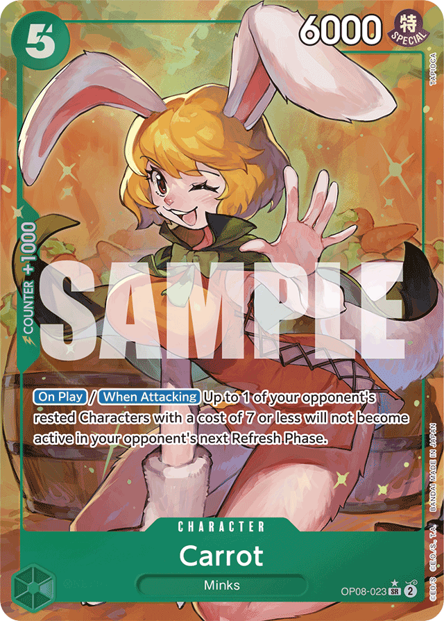 Carrot - OP08-023 - Super Rare (Alternate Art) - Two Legends
