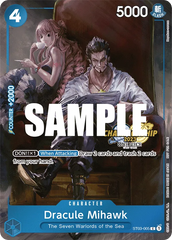 Dracule Mihawk - ST03-005 - Common (Championship Stamp) - The Seven Warlords of the Sea