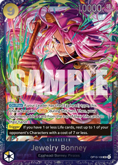 Jewelry Bonney - OP13-108 - Super Rare (Treasure Cup Alt Art) - Carrying On His Will