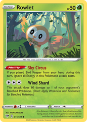 Rowlet - 011/189 - Darkness Ablaze