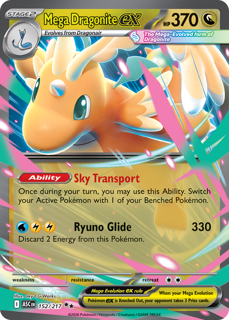 Mega Dragonite ex - 152/217 - Ascended Heroes