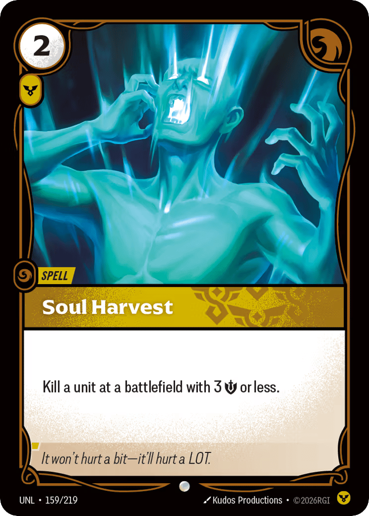 Soul Harvest - 159/219 - Common - Unleashed