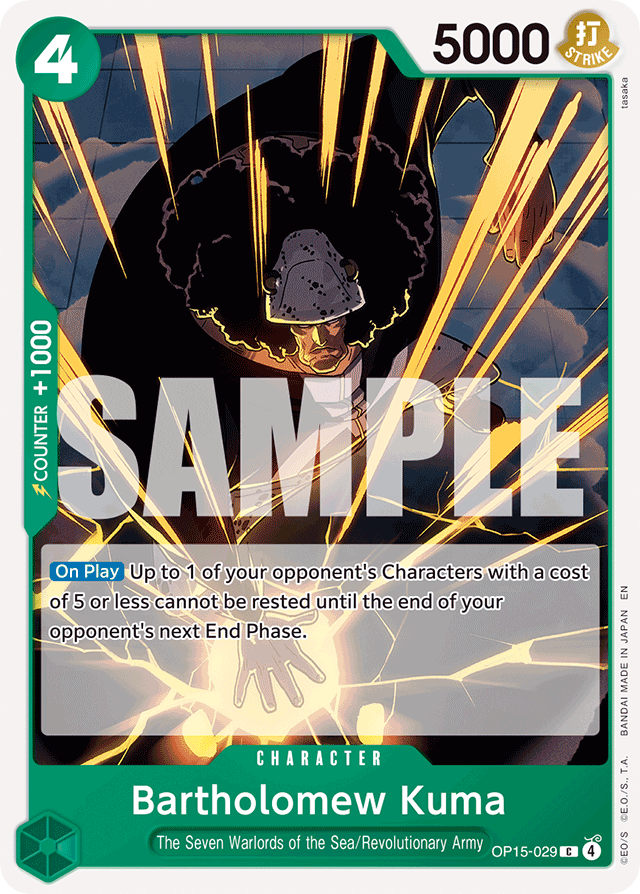 Bartholomew Kuma - OP15-029 - Common - Adventure on Kami's Island