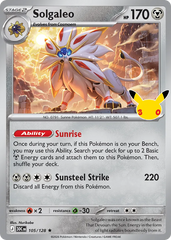 Solgaleo - 105/128 - 30th Celebration