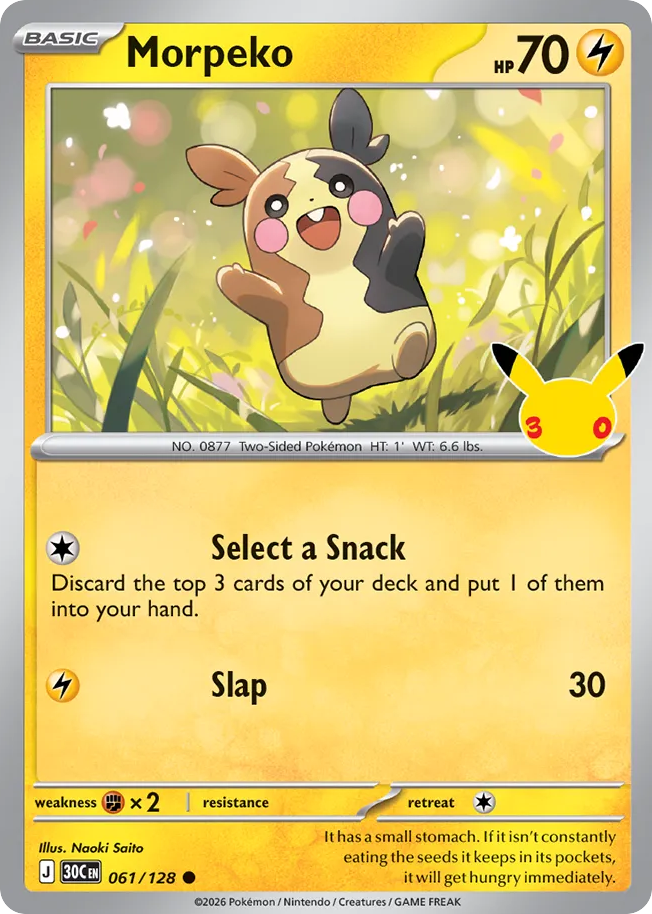 Morpeko - 061/128 - 30th Celebration
