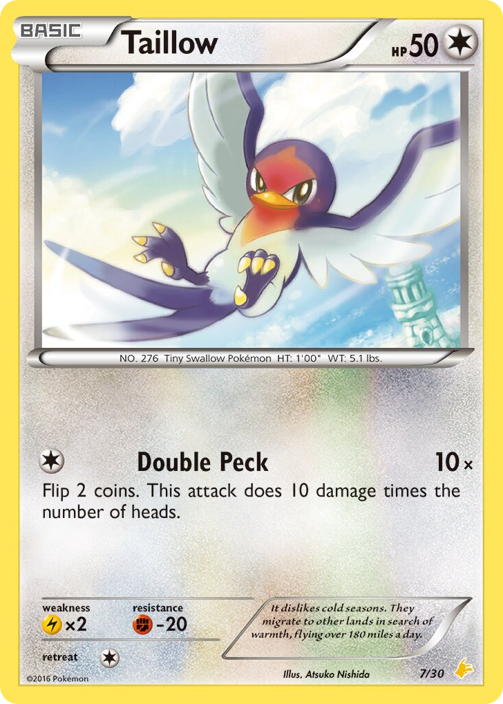 Taillow - 07/30 - XY Trainer Kit Pikachu Libre
