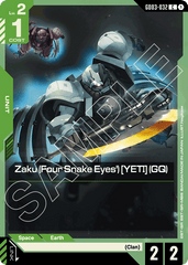 Zaku (Four Snake Eyes') [YETI] (GQ) - GD03-032 - Common - Steel Requiem