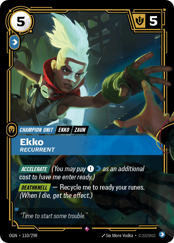 Ekko, Recurrent - 110/298 - Rare - Origins