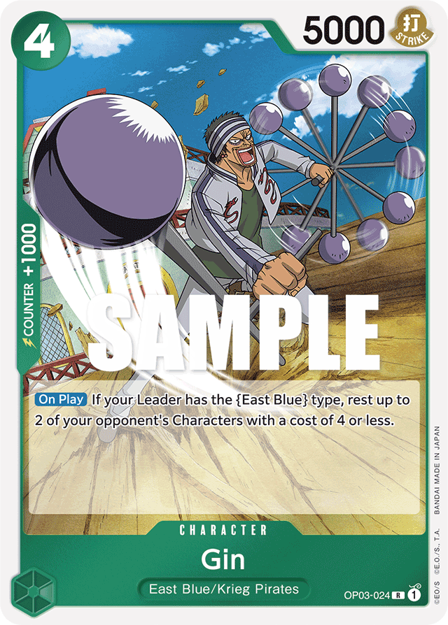 Gin - OP03-024 - Rare - Pillars of Strength