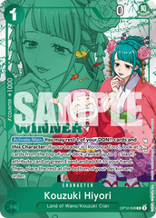 Kouzuki Hiyori - OP12-028 - Rare (Winner Stamp) - Legacy of the Master