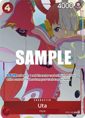 Uta - OP01-005 - Rare (Gift Collection Alt Art) - Romance Dawn