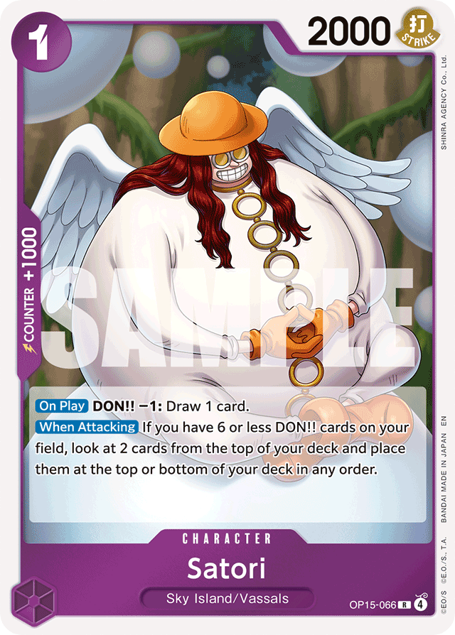 Satori - OP15-066 - Rare - Adventure on Kami's Island