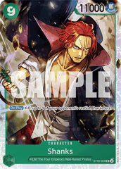 Shanks - ST16-004 - Super Rare - GREEN Uta