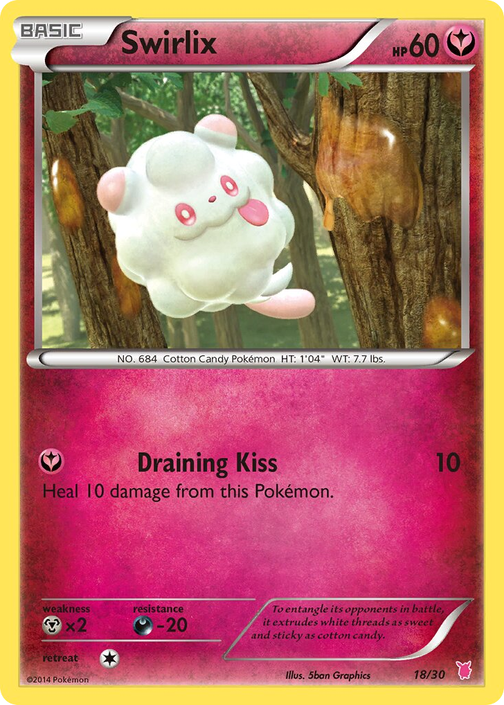 Swirlix - 18/30 - XY Trainer Kit Wigglytuff