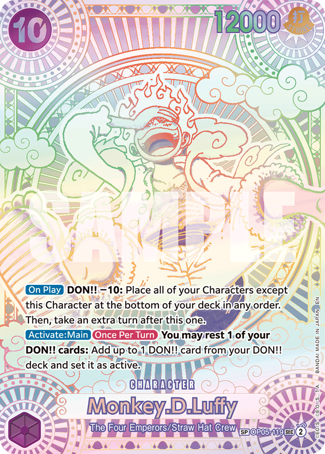 Monkey.D.Luffy - OP05-119 - Secret Rare (Special Alternate Art) - Awakening of the New Era