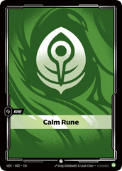 Calm Rune - R02 - Common - Vendetta