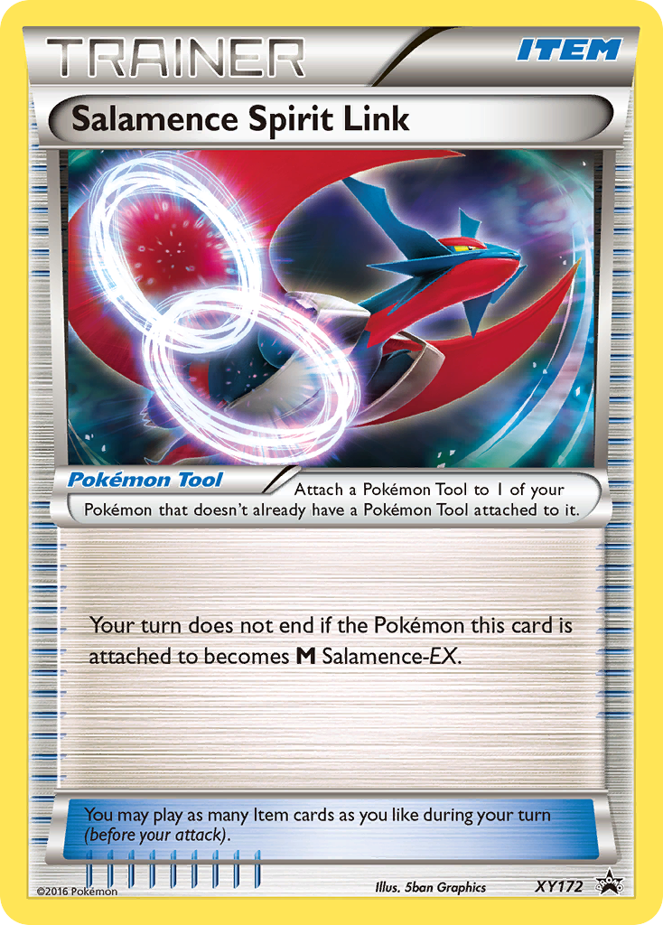 Salamence Spirit Link - XY172 - XY Black Star Promos