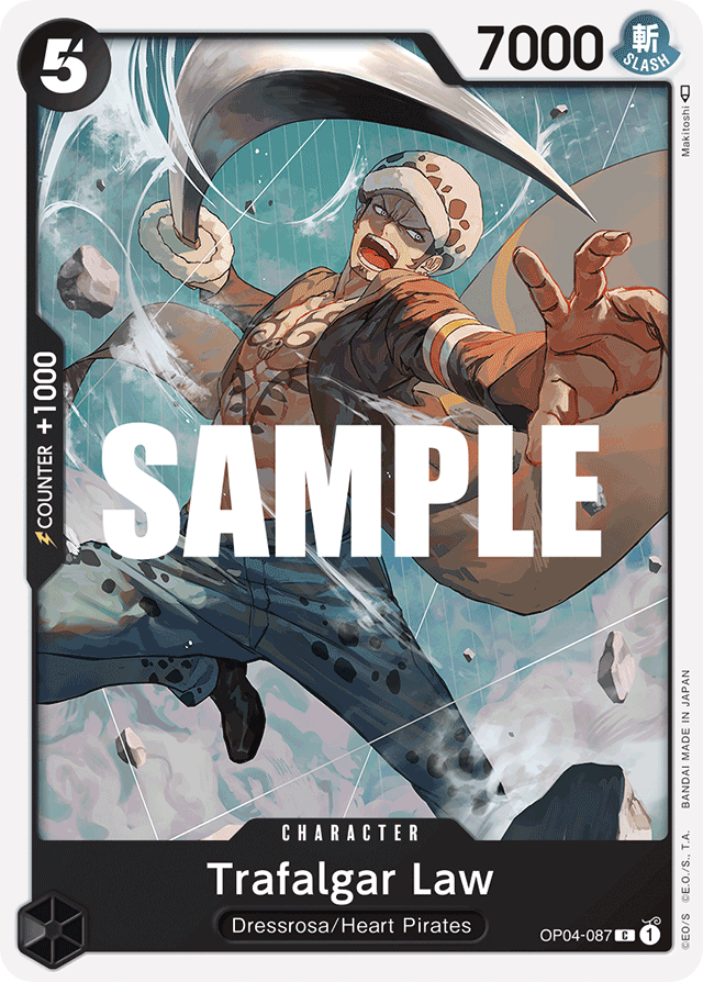 Trafalgar Law - OP04-087 - Common - Kingdoms of Intrigue
