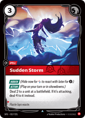 Sudden Storm - 017/221 - Uncommon - Spiritforged