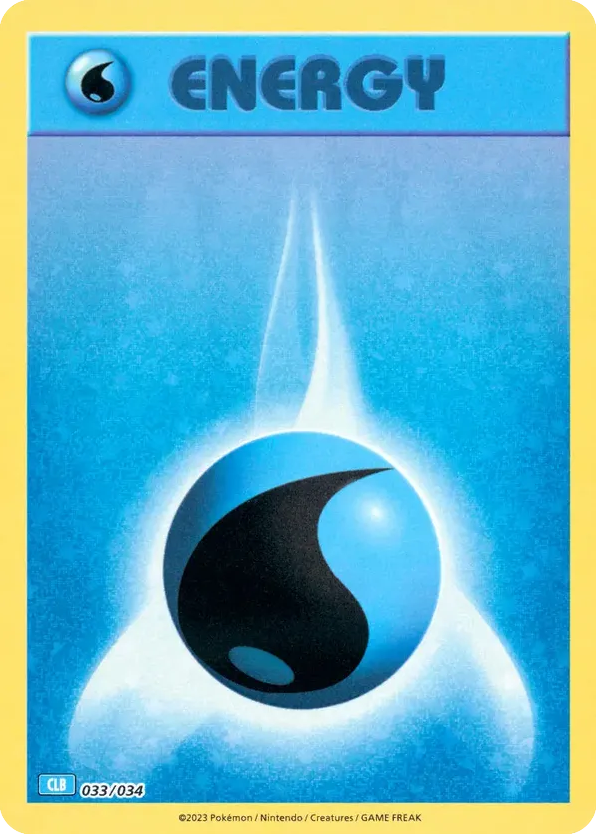 Basic Water Energy - 33/34 - Pokémon TCG Classic - Blastoise