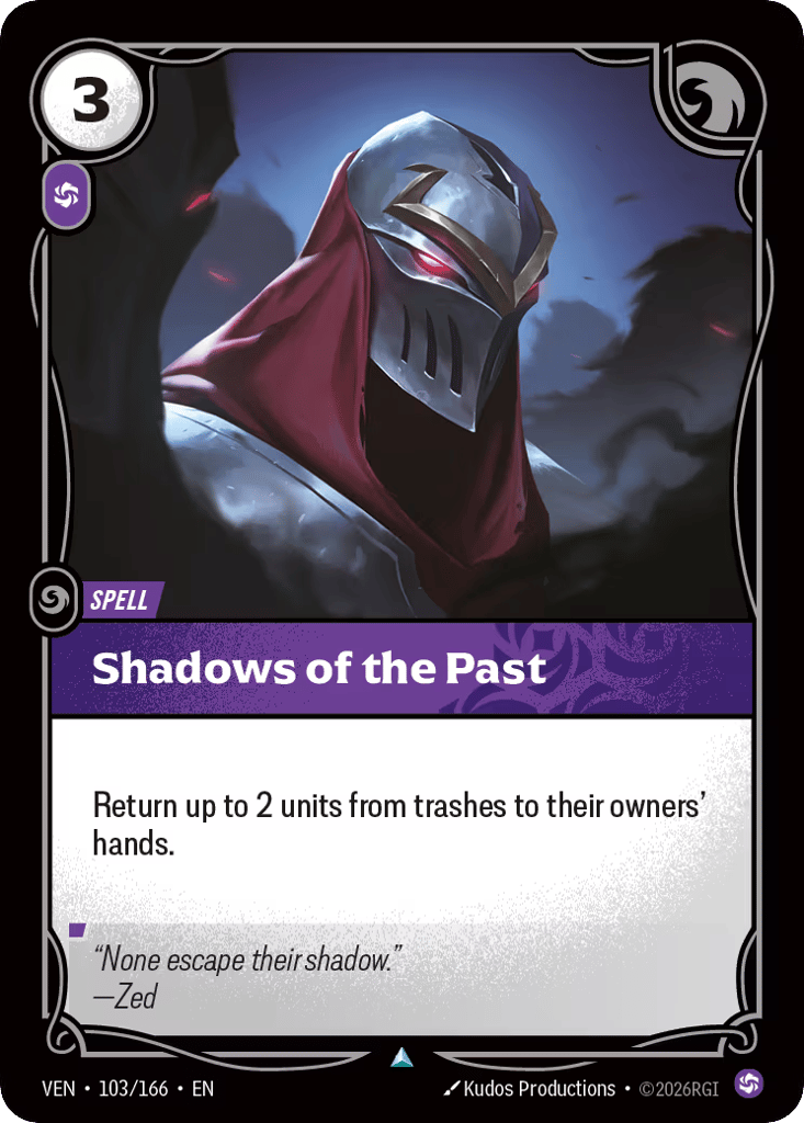 Shadows Of The Past - 103/166 - Uncommon - Vendetta