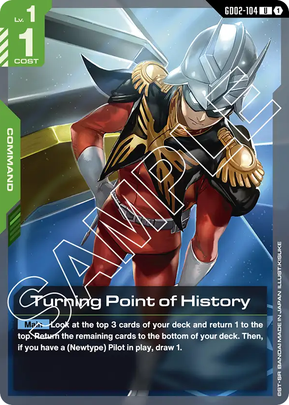Turning Point of History - GD02-104 - Uncommon - Dual Impact