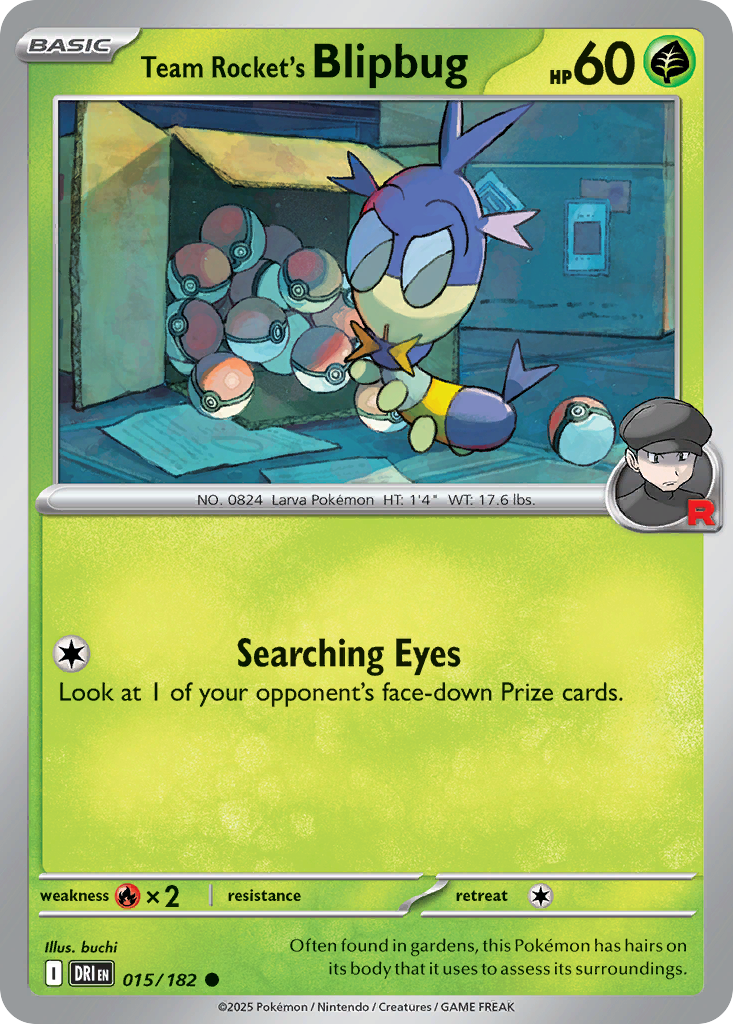 Team Rocket's Blipbug - 015/182 - Destined Rivals