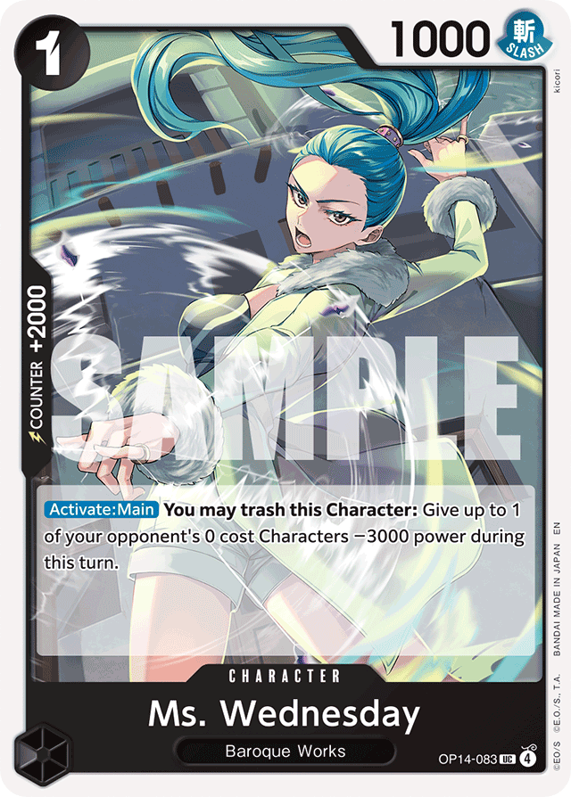 Ms. Wednesday - OP14-083 - Uncommon - The Azure Sea's Seven