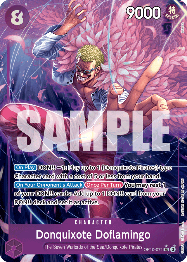 Donquixote Doflamingo - OP10-071 - Super Rare (Alternate Art) - Royal Blood