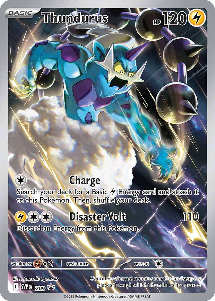 Thundurus - 209 - Scarlet & Violet Black Star Promos