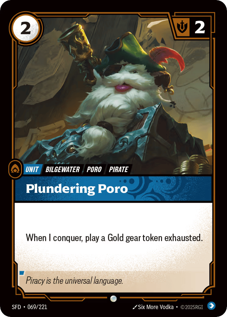 Plundering Poro - 069/221 - Common - Spiritforged