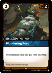 Plundering Poro - 069/221 - Common - Spiritforged