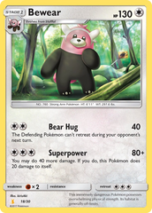 Bewear - 18/30 - SM Trainer Kit Alolan Raichu