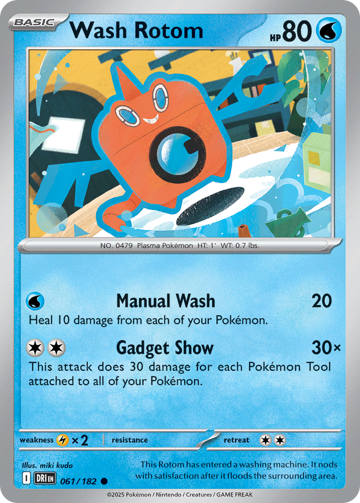 Wash Rotom - 061/182 - Destined Rivals