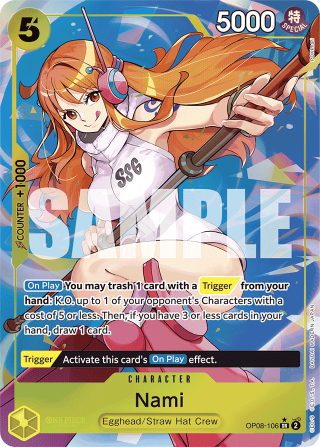 Nami - OP08-106 - Super Rare (Alternate Art) - Two Legends
